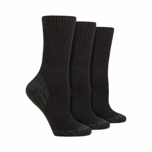3 Pack Diabetic Walking Socks for Men | Extra Wide Wool Hiking Socks