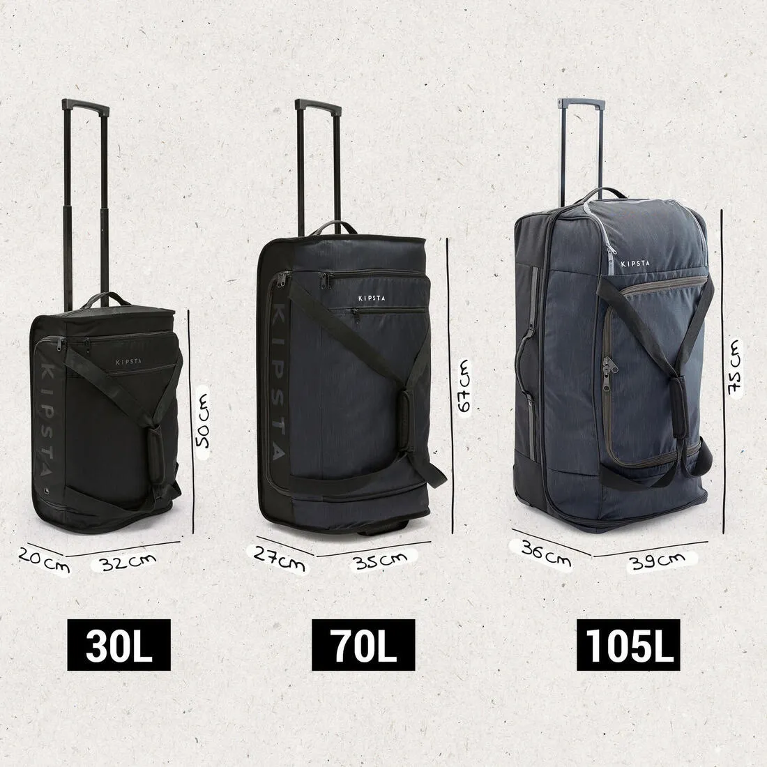 70L Suitcase Essential