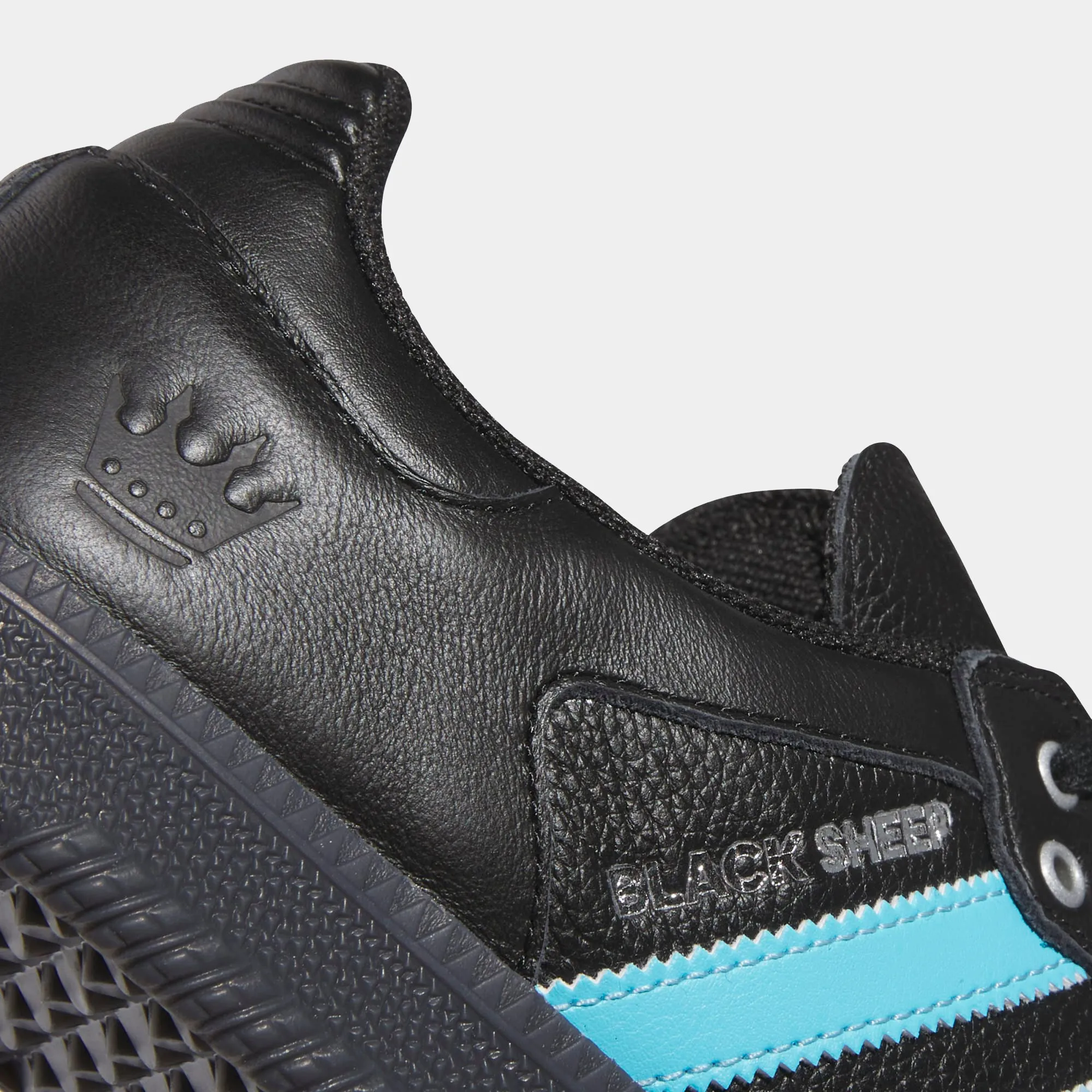 ADIDAS CLTFC X BLACK SHEEP SAMBA - BLACK/WHITE/ICE BLUE
