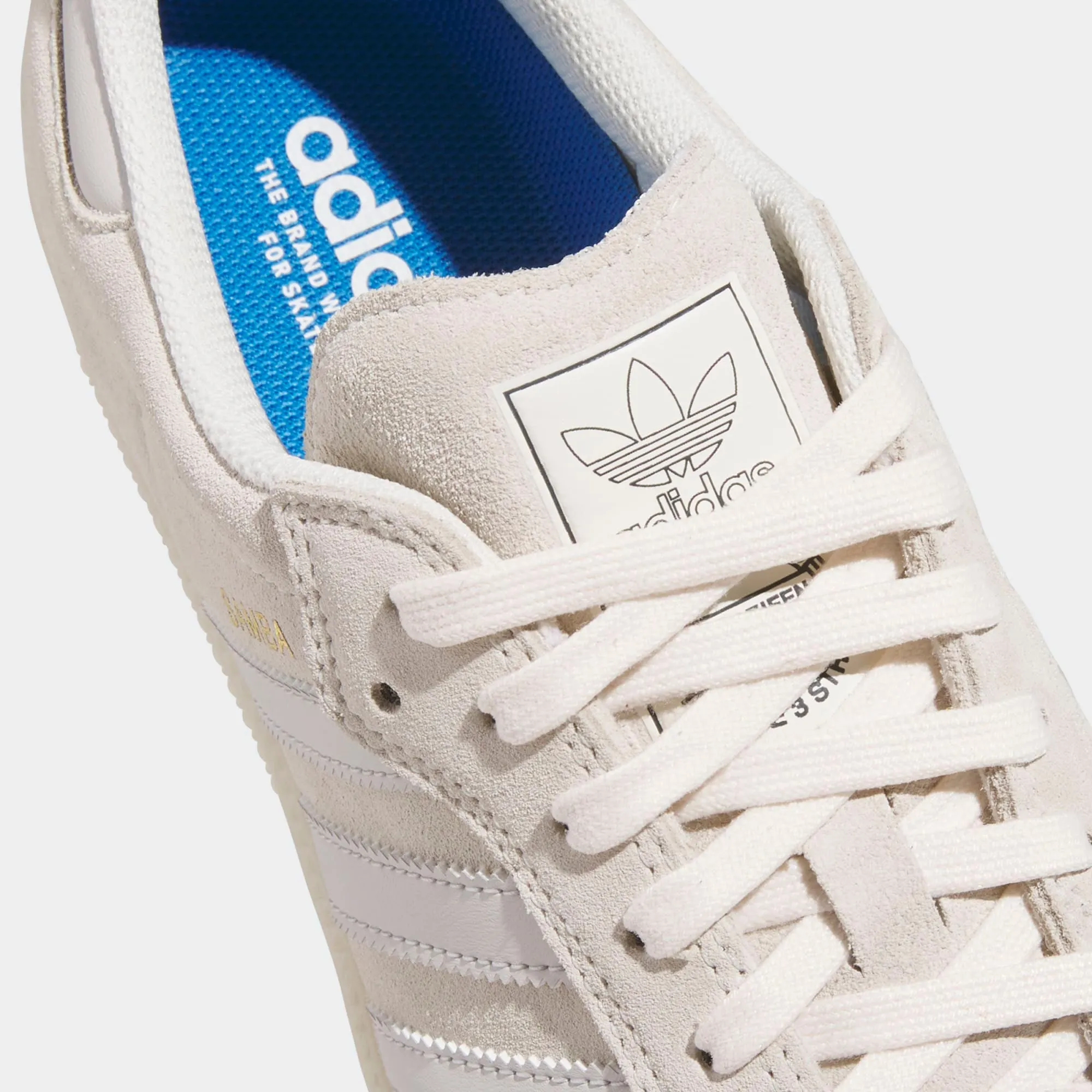 ADIDAS SAMBA ADV - WHITE/GREY