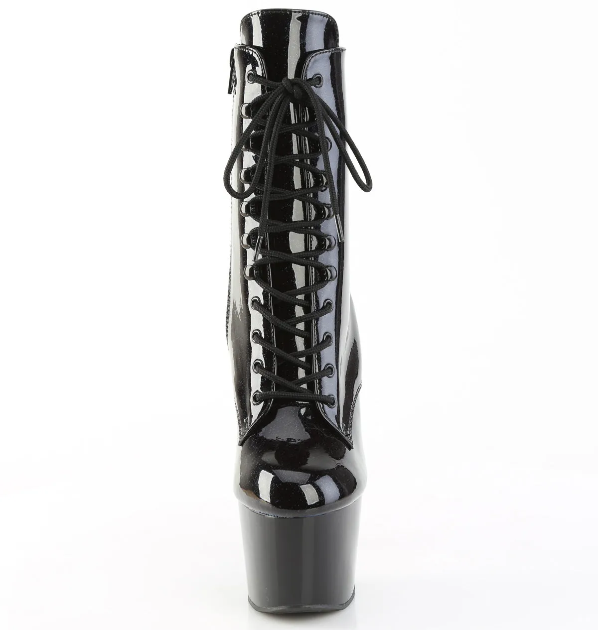 ADORE-1020BLG  Black Patent-Blue Glitter/Black
