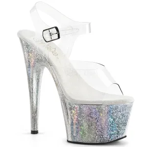 ADORE-708HB  Clear/Silver Hologram