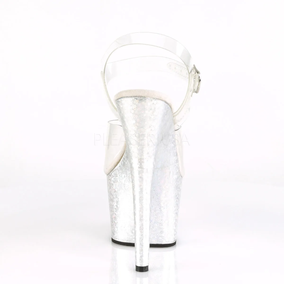 ADORE-708HB  Clear/Silver Hologram