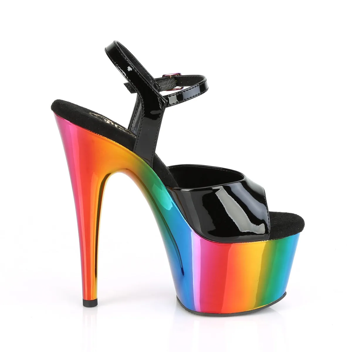 ADORE-709RC  Black Pat/Rainbow Chrome