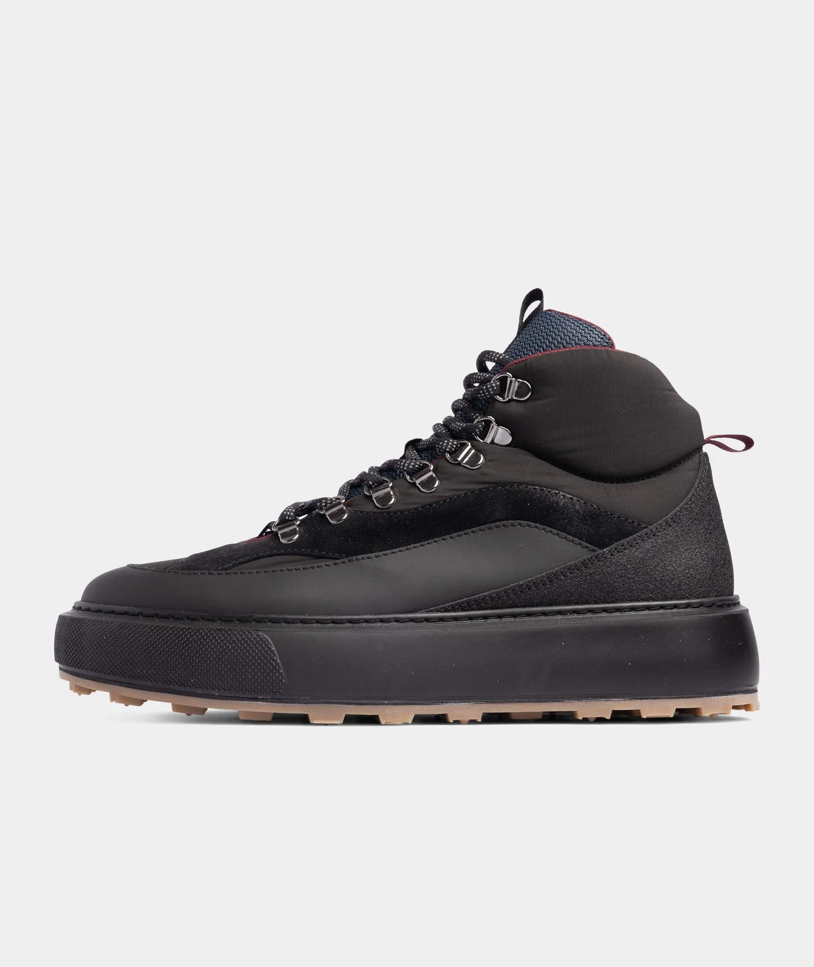 Alaska Mid - Black/Bordeaux Nylon