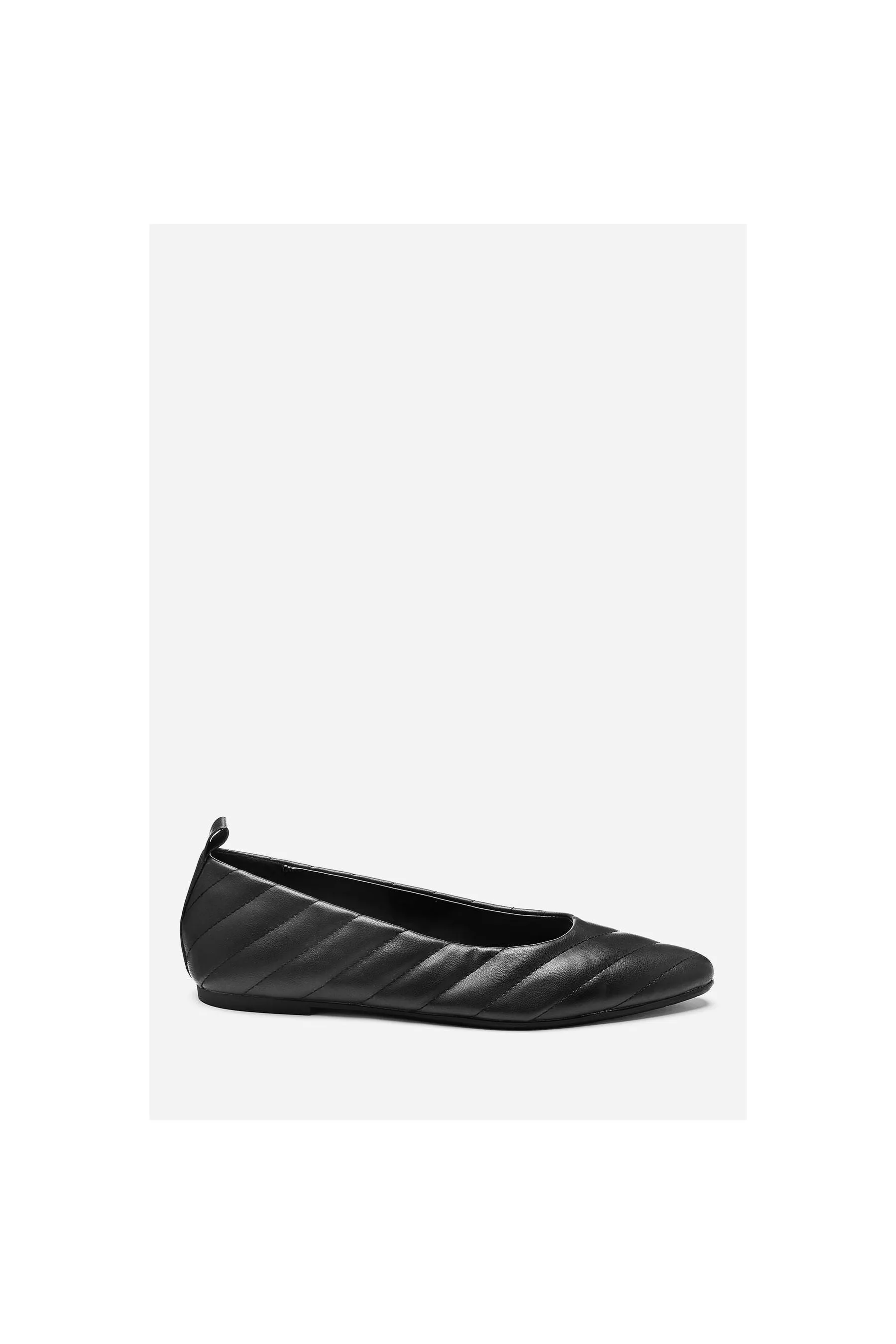 Almond Toe Quilted Ballerinas |  NEXT | For Women