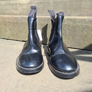 Black Childrens Rhinegold Jodhpur Boots  ❤️