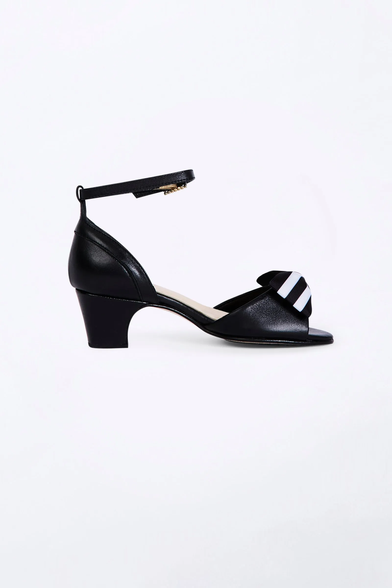 Black Dancing Heels with Double Pin