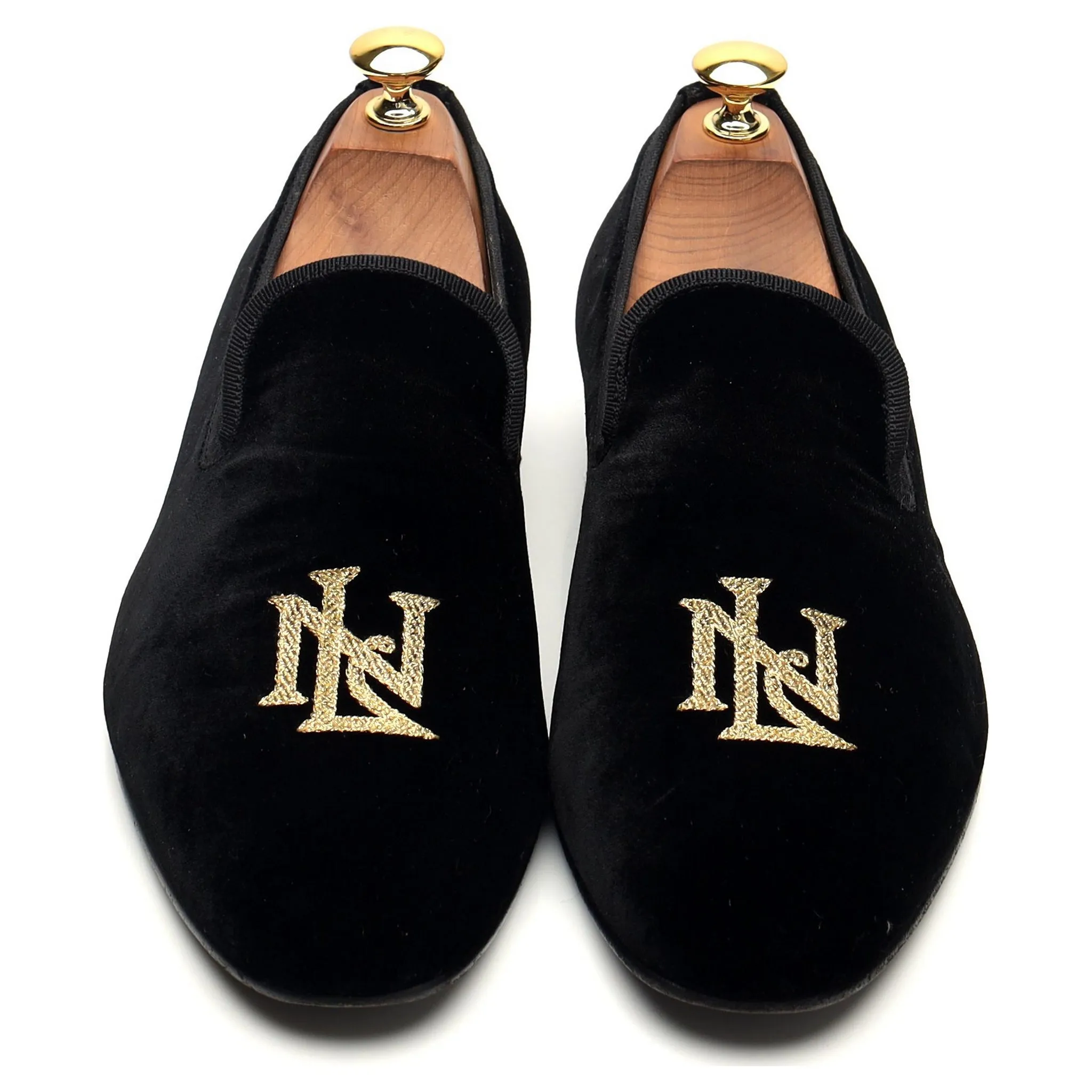 Black Velvet Slippers UK 7 EU 41
