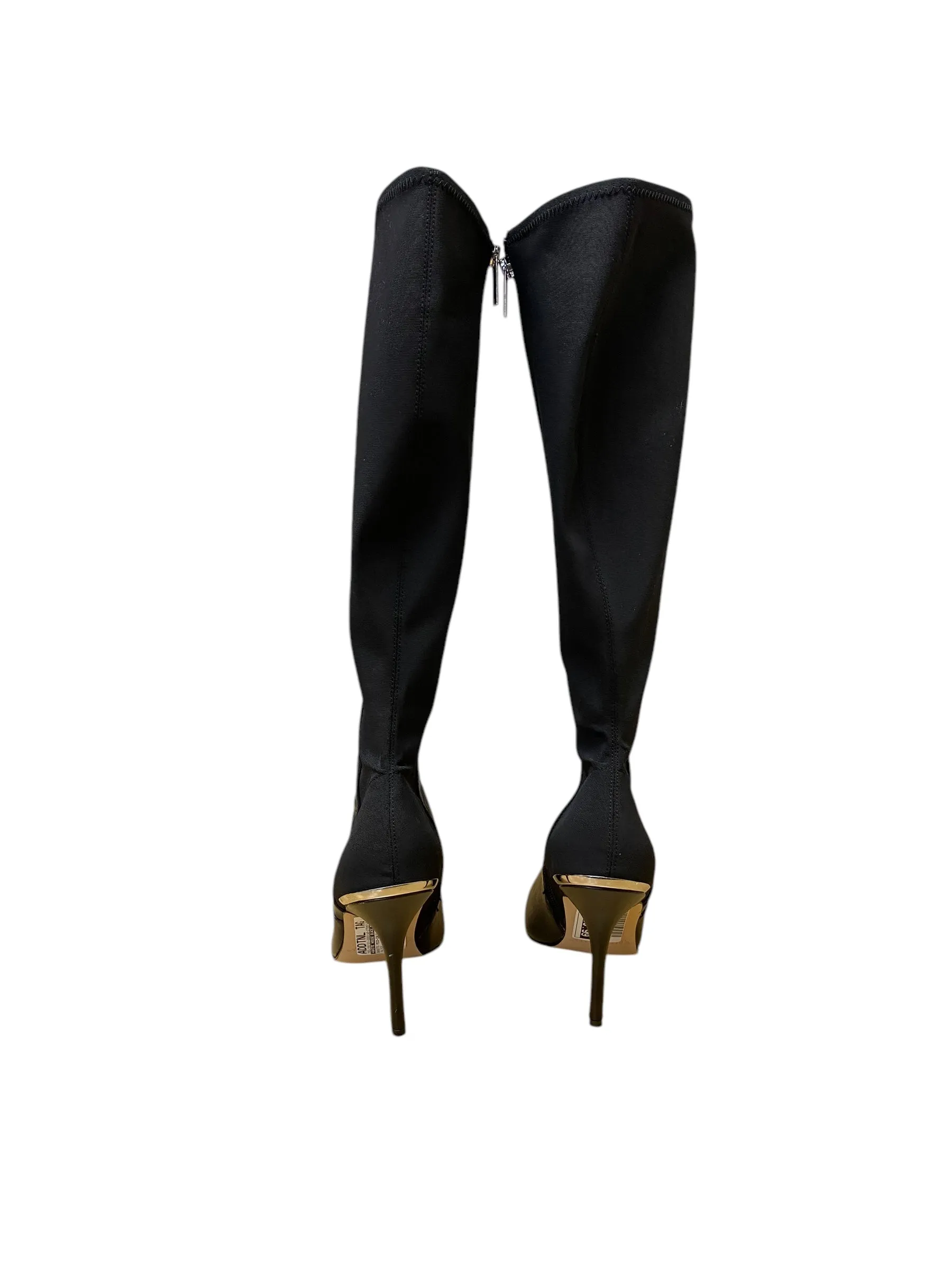 Boots Mid-calf Heels By White House Black Market In Black, Size: 7.5