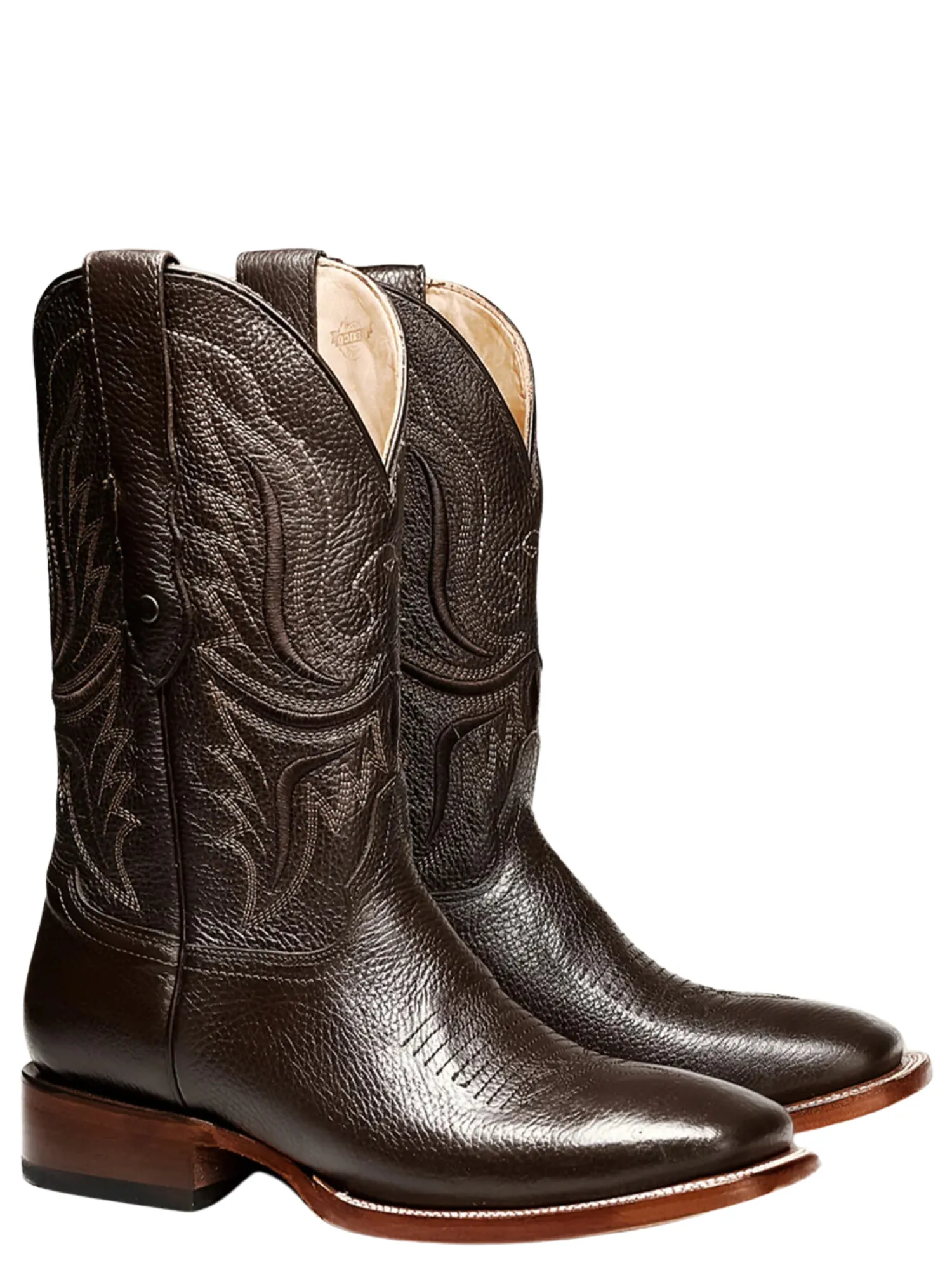Botas Vaqueras Rodeo Clasicas de Piel Genuina para Hombre 'Joe Boots' - ID: 095CA