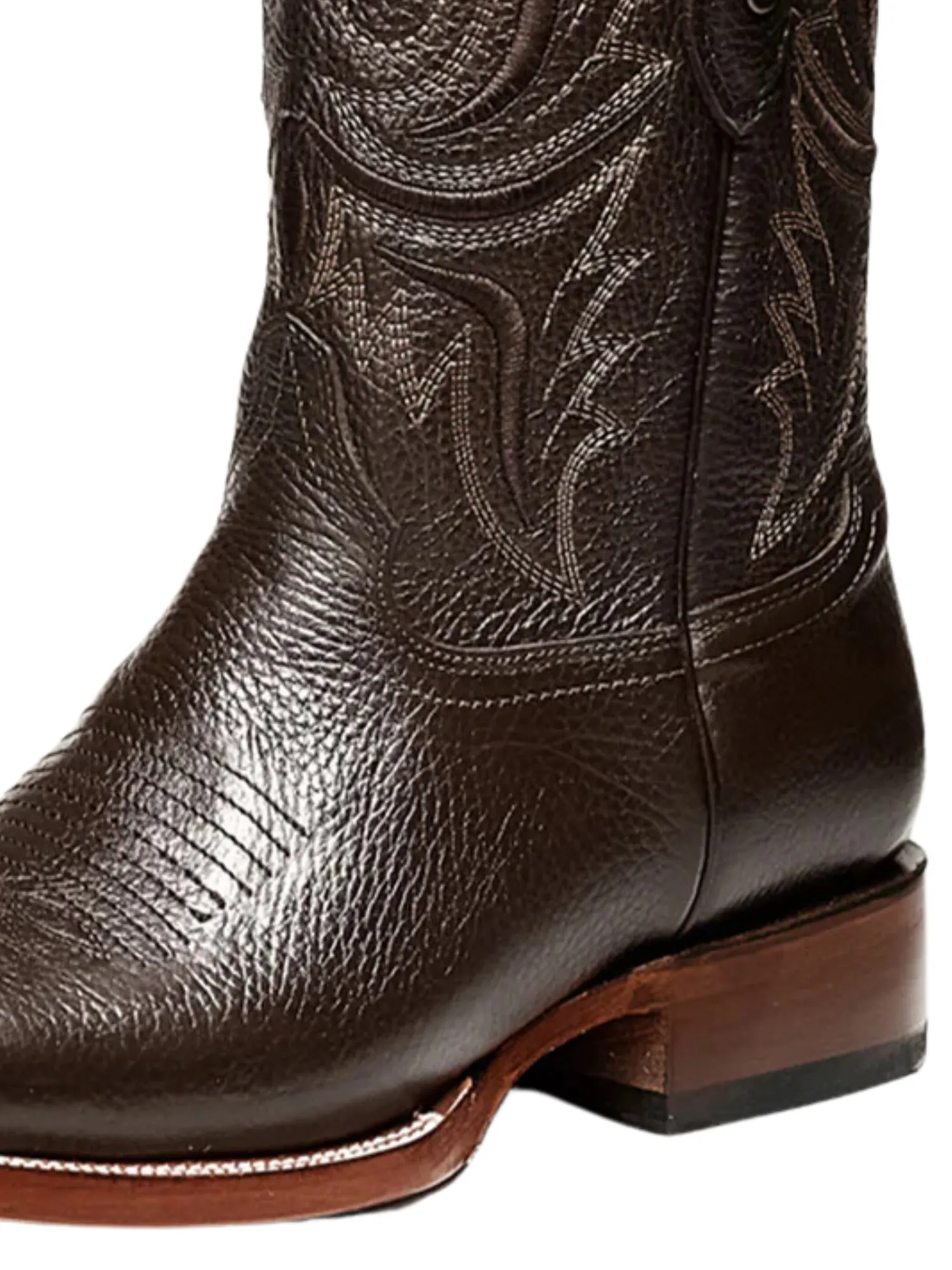 Botas Vaqueras Rodeo Clasicas de Piel Genuina para Hombre 'Joe Boots' - ID: 095CA