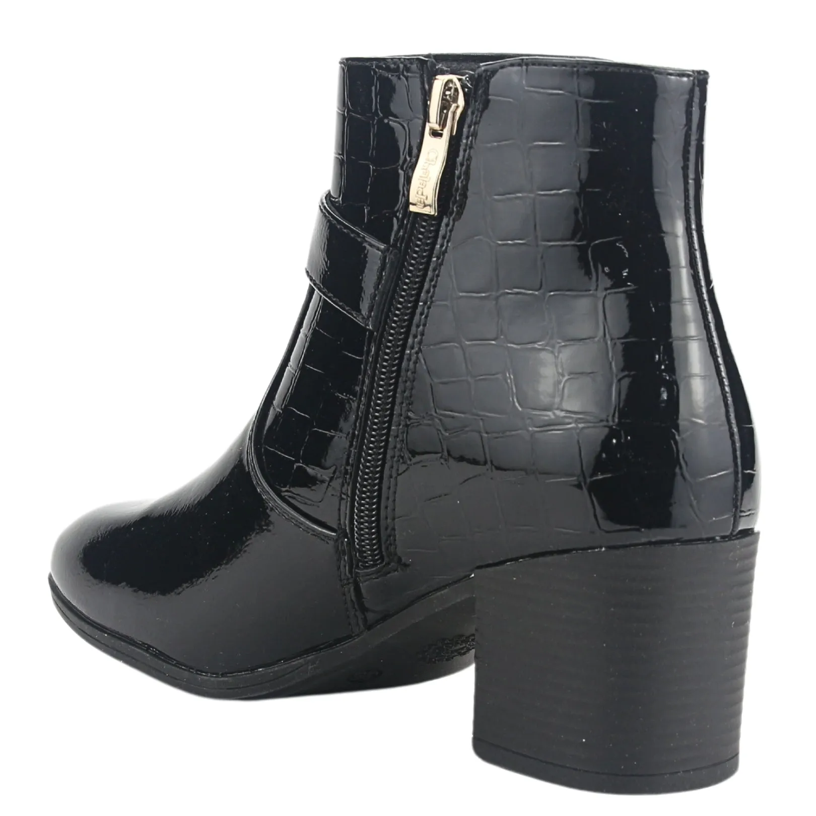 Botin Chalada Mujer Gally-4 Negro Casual