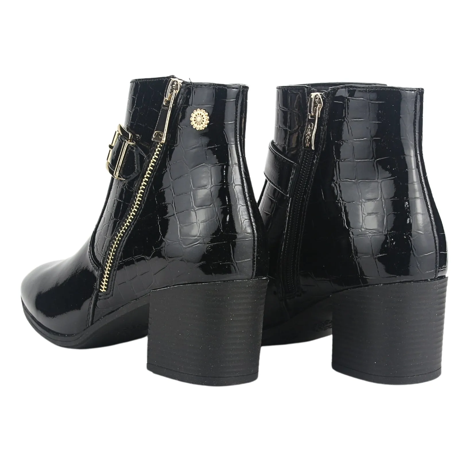 Botin Chalada Mujer Gally-4 Negro Casual