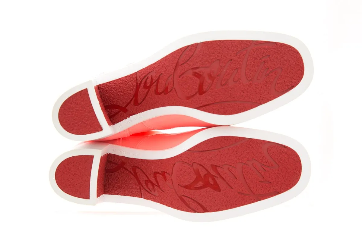 Christian Louboutin Pink Rubber Rain Booties SZ 39