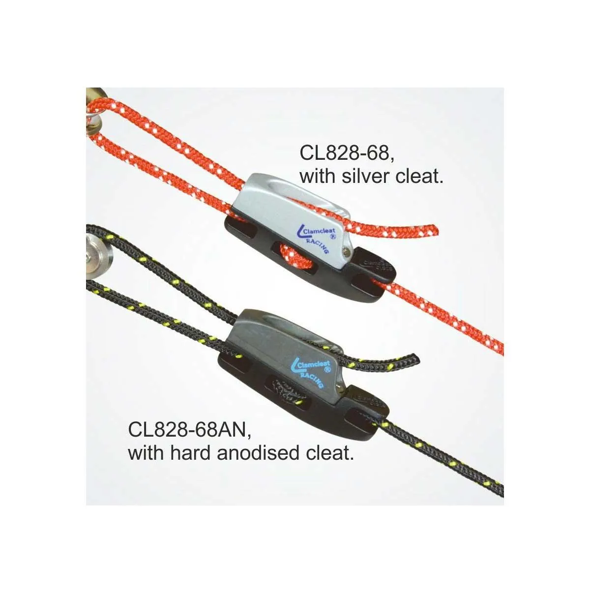 Clamcleat CL828-68 Aero Cleat with CL268 Racing Micro Cleat - CL828-68/R