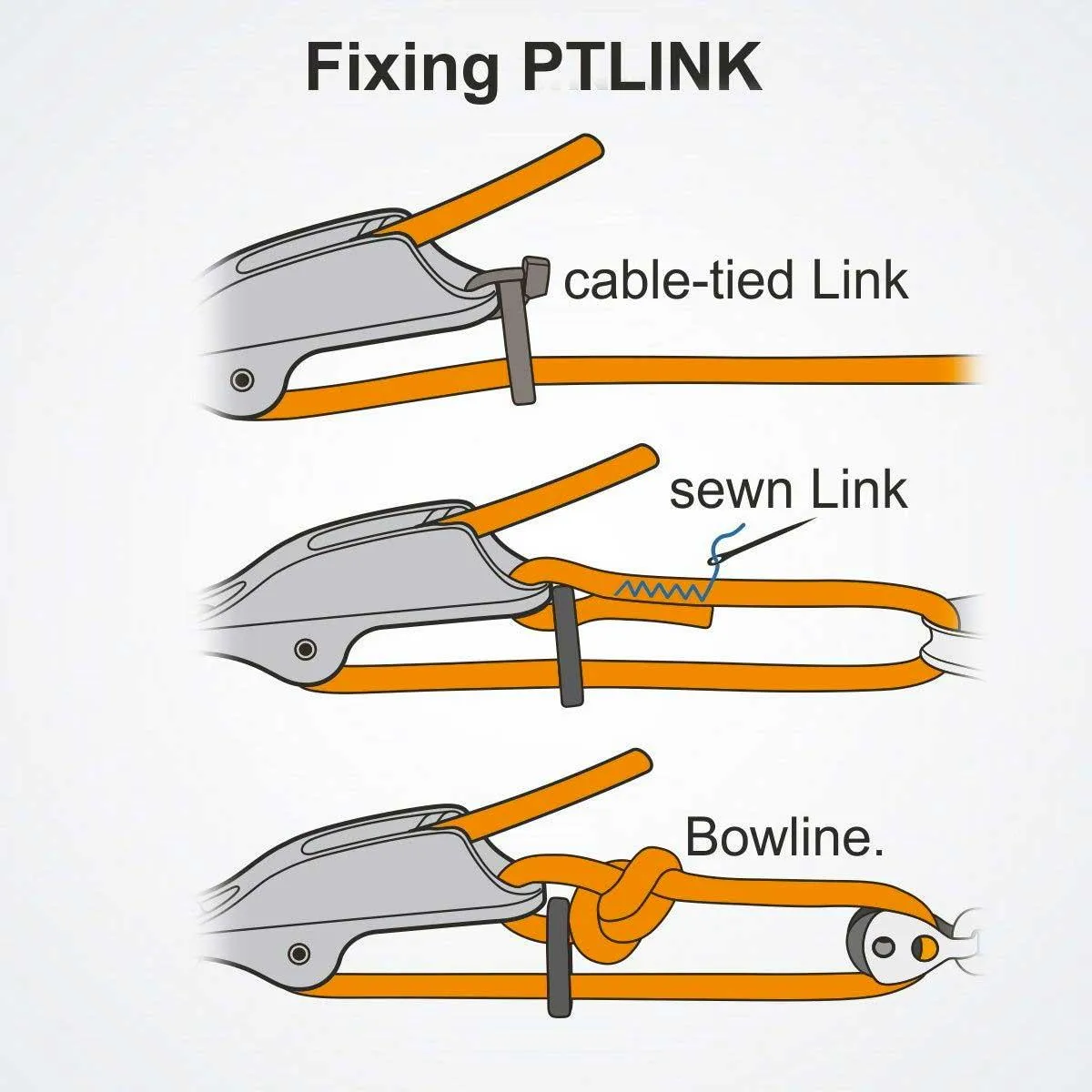Clamcleat PT Link For CL230 & CL253 - PT-LINK