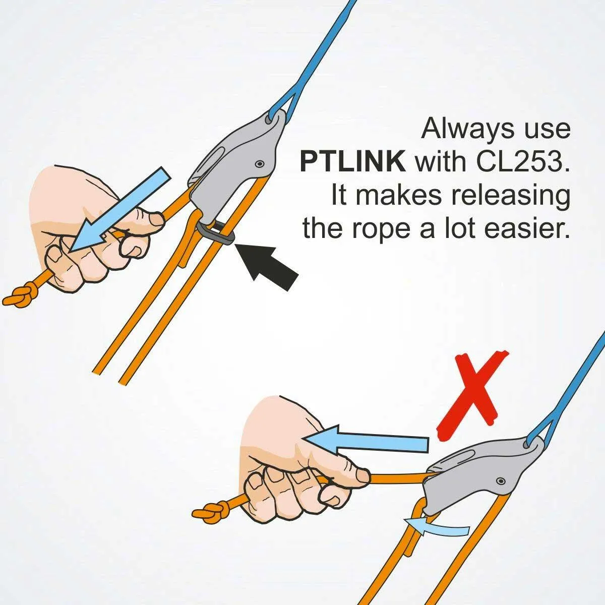 Clamcleat PT Link For CL230 & CL253 - PT-LINK