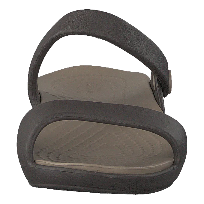 Cleo V Sandal Women Espresso/mushroom