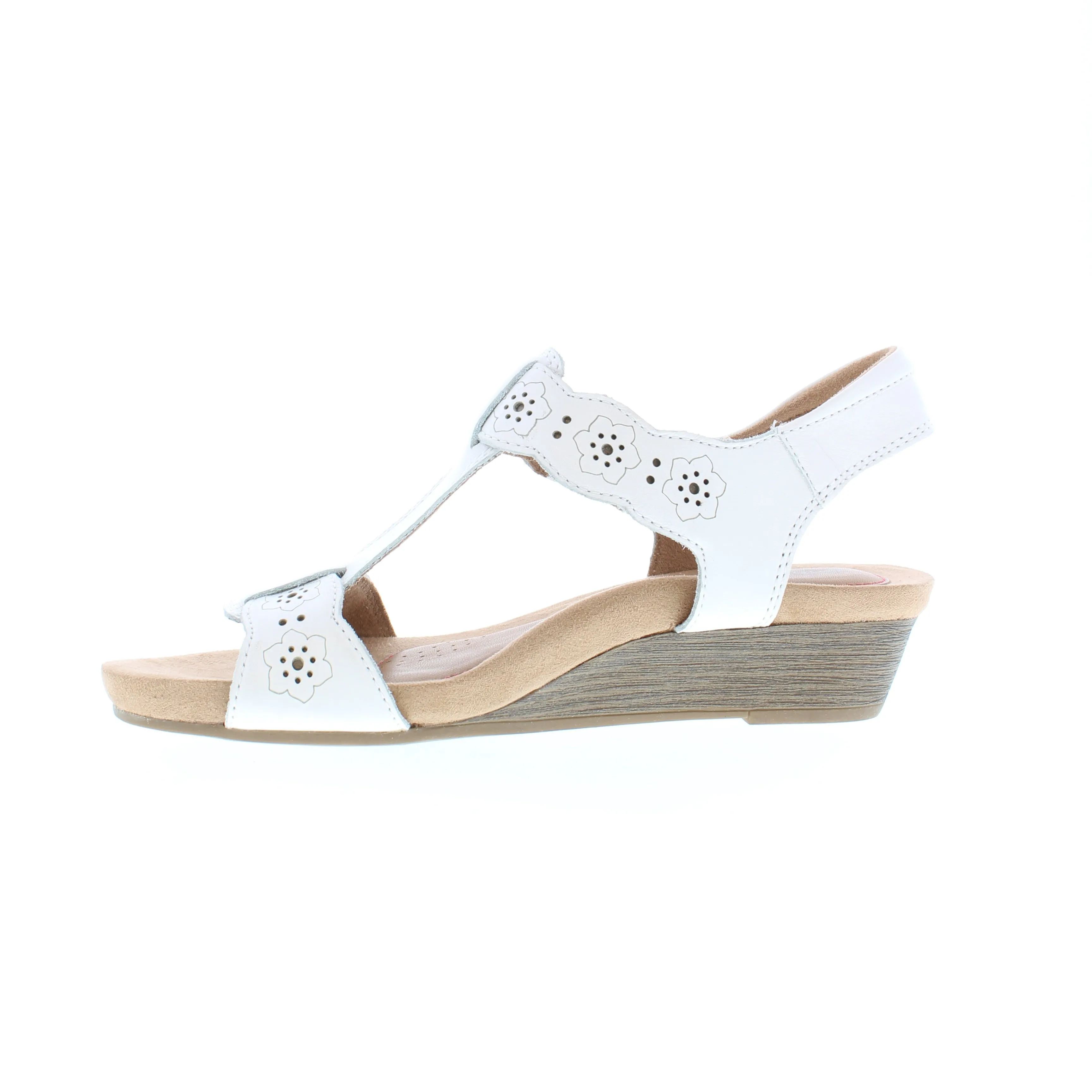 Cobb Hill Hollywood T-Strap - White