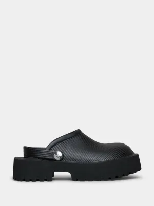 COSMOS BLACK SLIPPERS