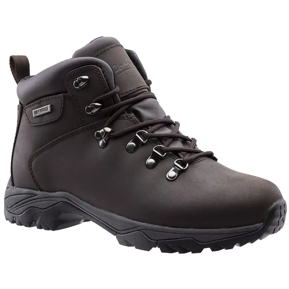 Cotswold Nebraska Mens Leather Waterproof Hiking Boots