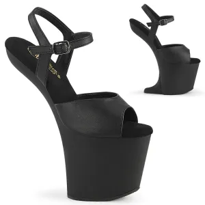 CRAZE-809  Black Faux Leather/Black Matte