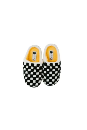 Cure Checkered Slippers
