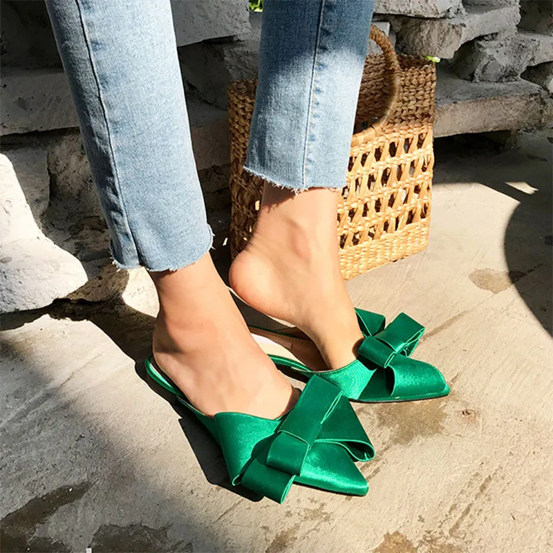 Cute Bow Tie Slippers