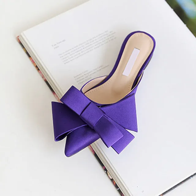 Cute Bow Tie Slippers