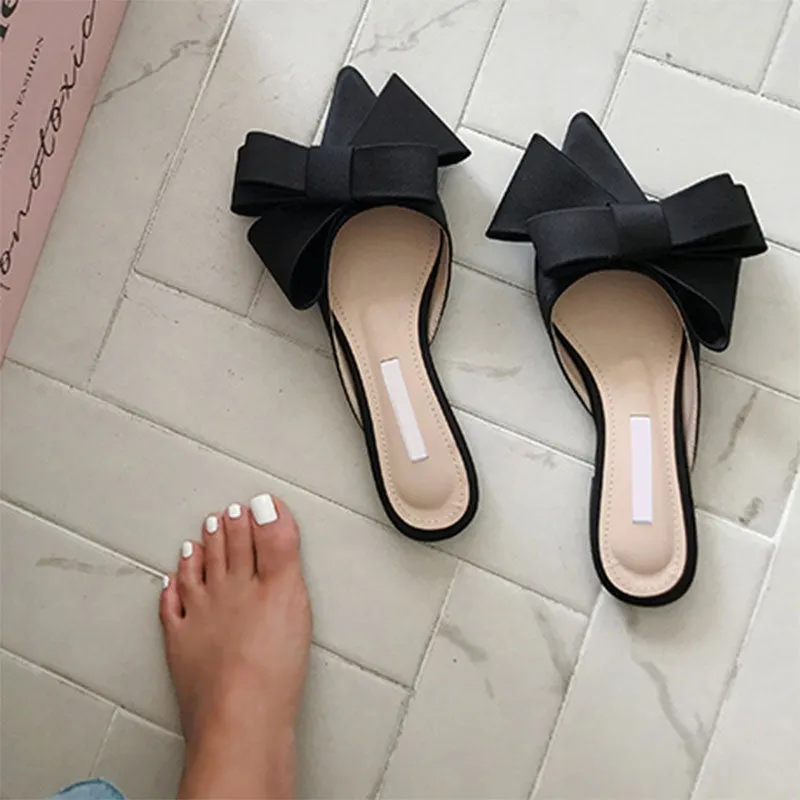 Cute Bow Tie Slippers
