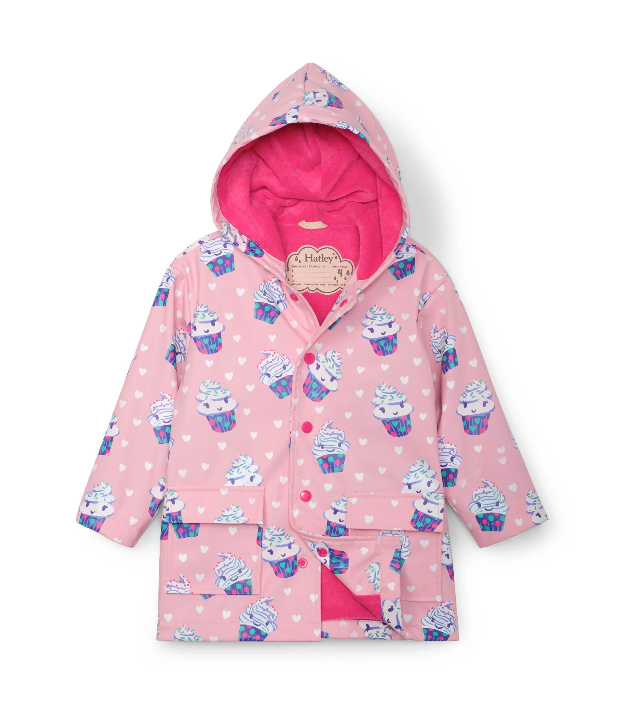 Dancing Cupcakes Colour Changing Raincoat