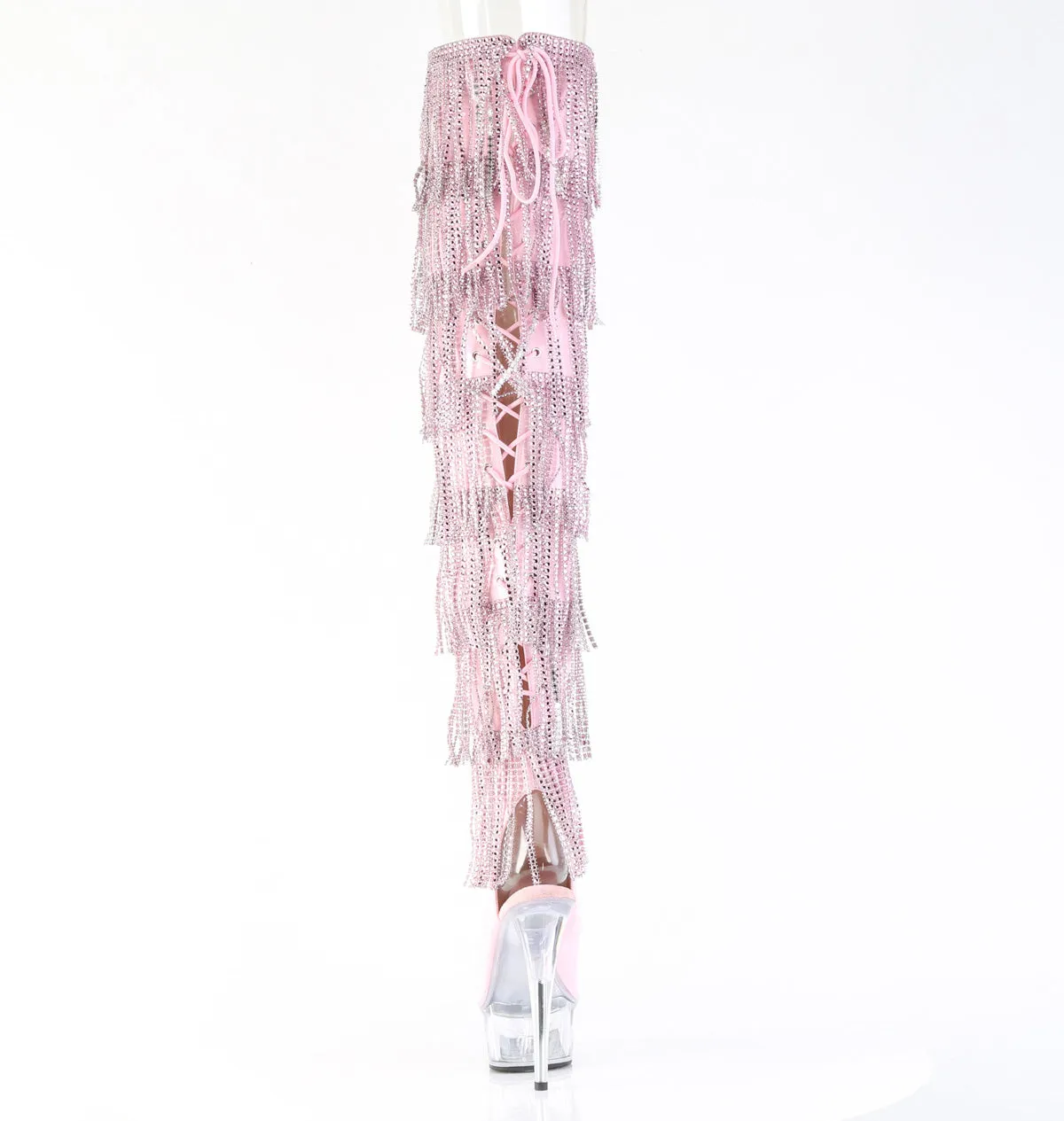 DELIGHT-3017HG-RSF  Baby Pink Holo Patent/Clear