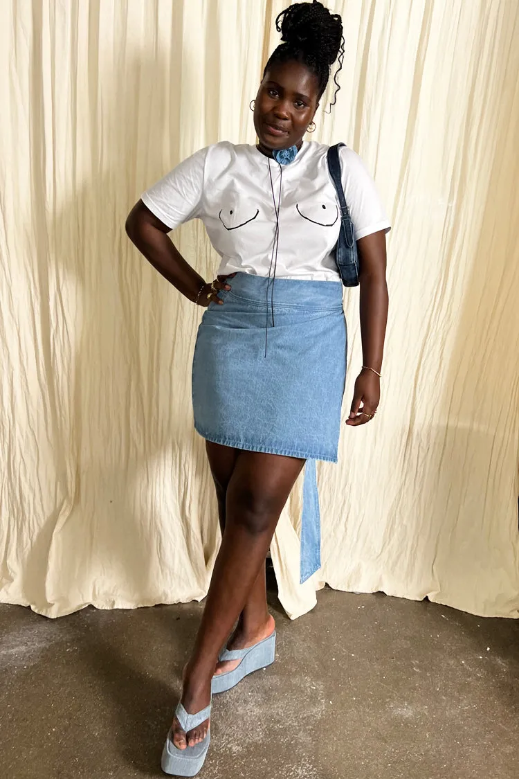 Denim Mini Jaspre Skirt