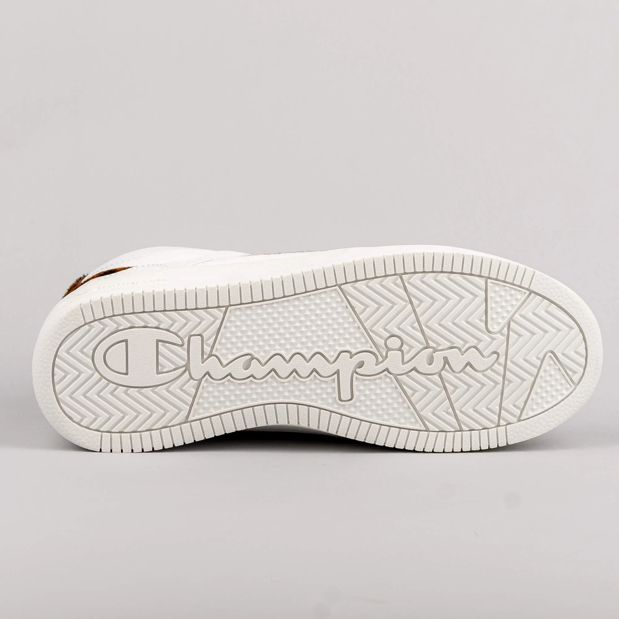 Dámske tenisky Champion Mid Cut Shoe Foul Play Plat Mid Animalier White