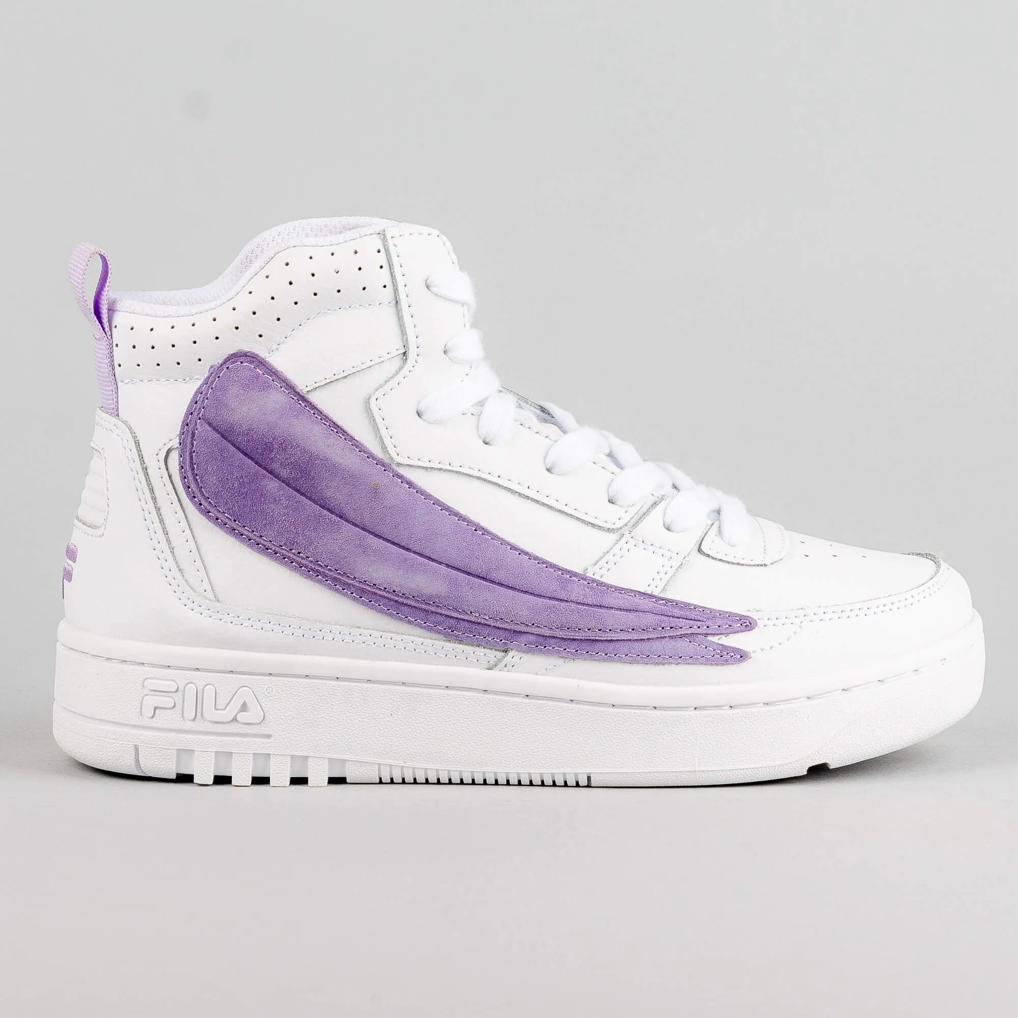 Dámske tenisky FILA FXVENTUNO F LOGO mid Wmn White-Iridescent