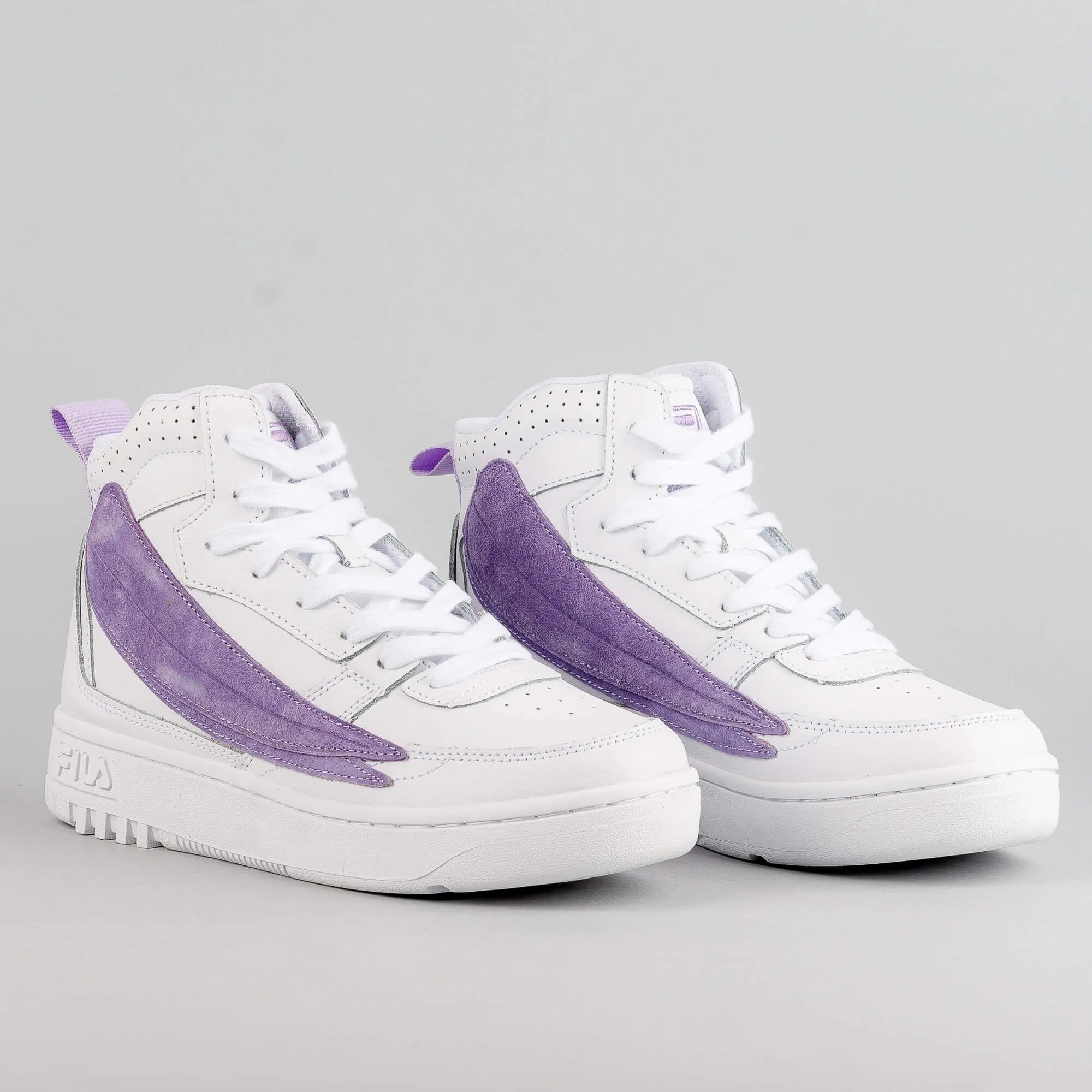 Dámske tenisky FILA FXVENTUNO F LOGO mid Wmn White-Iridescent