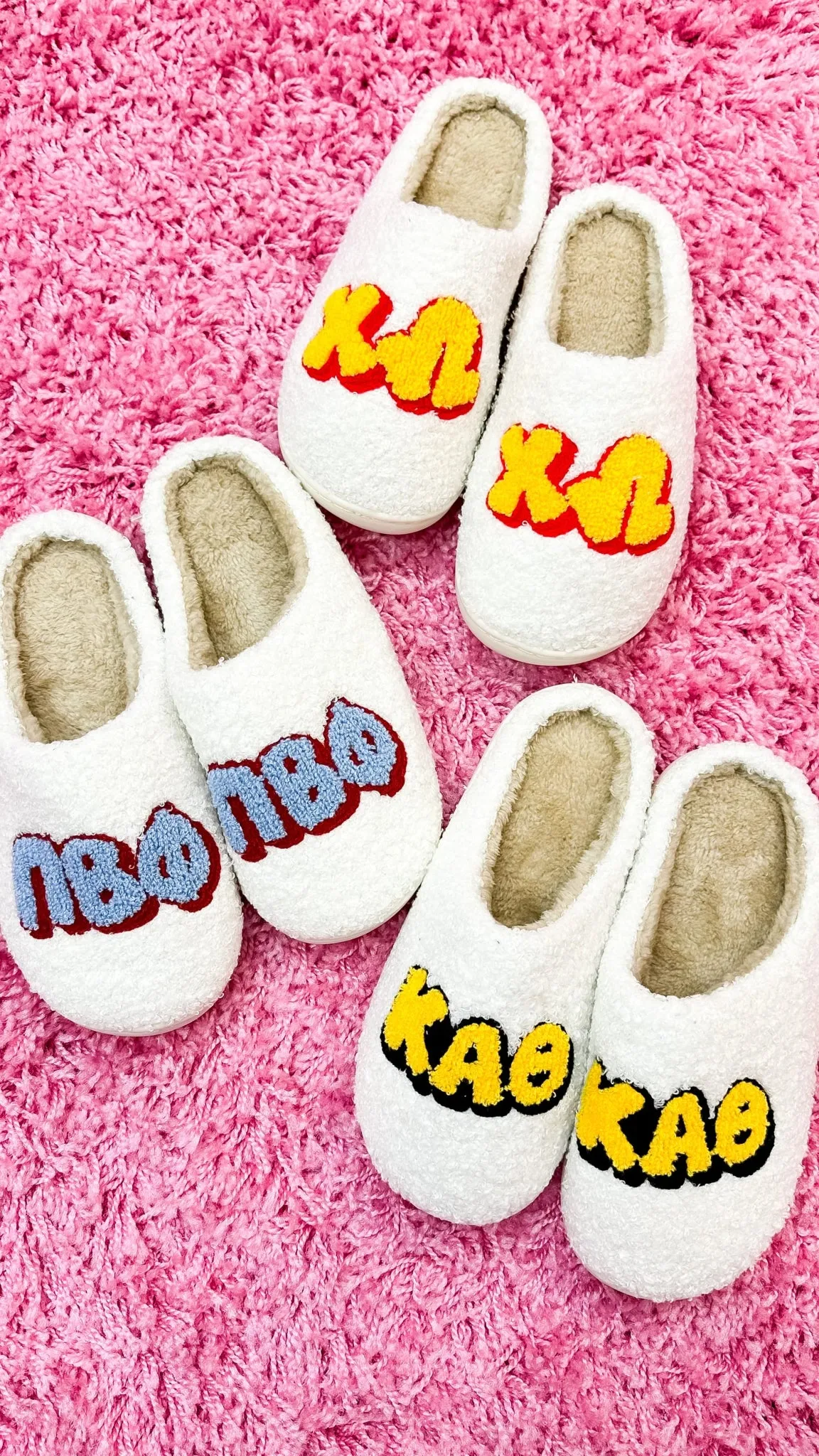 Duo Threads: Sorority Slippers Alpha Omicron Pi