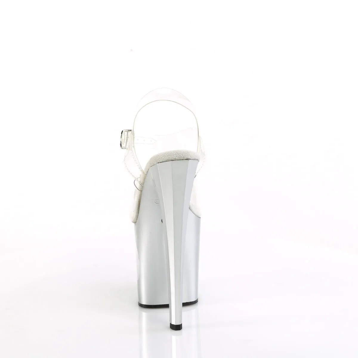 ENCHANT-708LT-CIRCLE  Clear/Silver-Silver Glitter