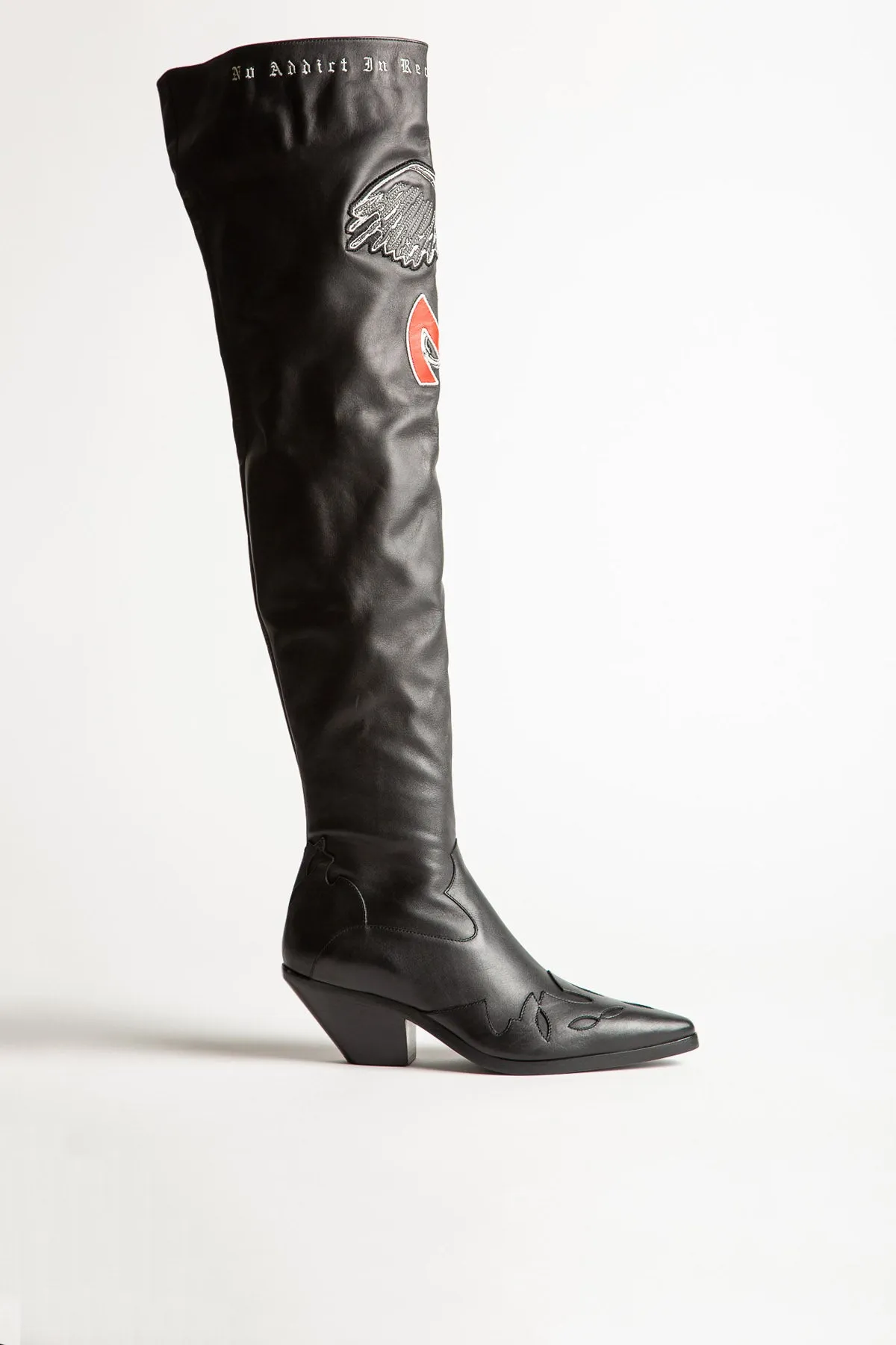 ENFANTS RICHES DÉPRIMÉS | NA TALL MIDNIGHT COWBOY BOOTS