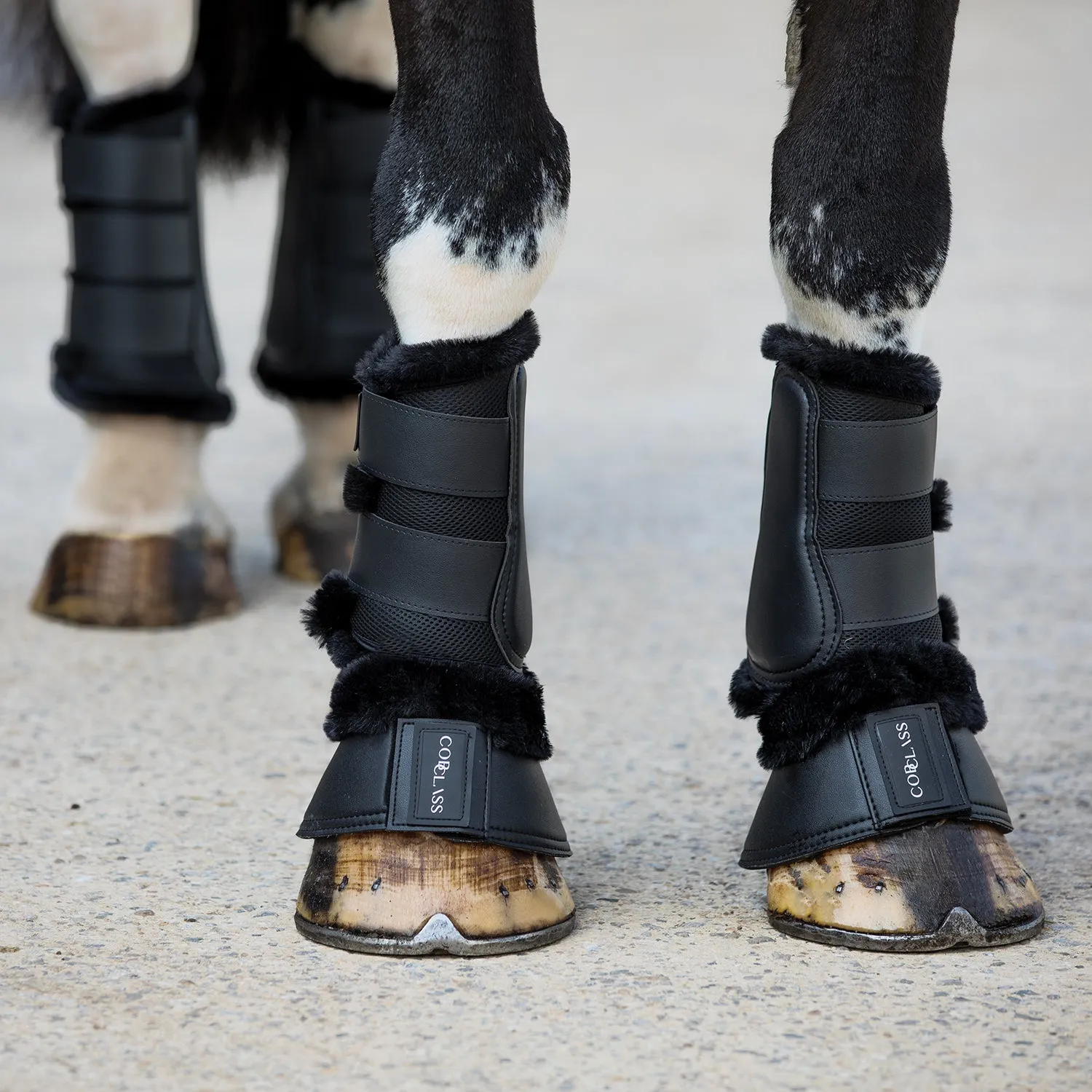 Equetech Cob Class Over Reach Boots, boots för cob/körhäst
