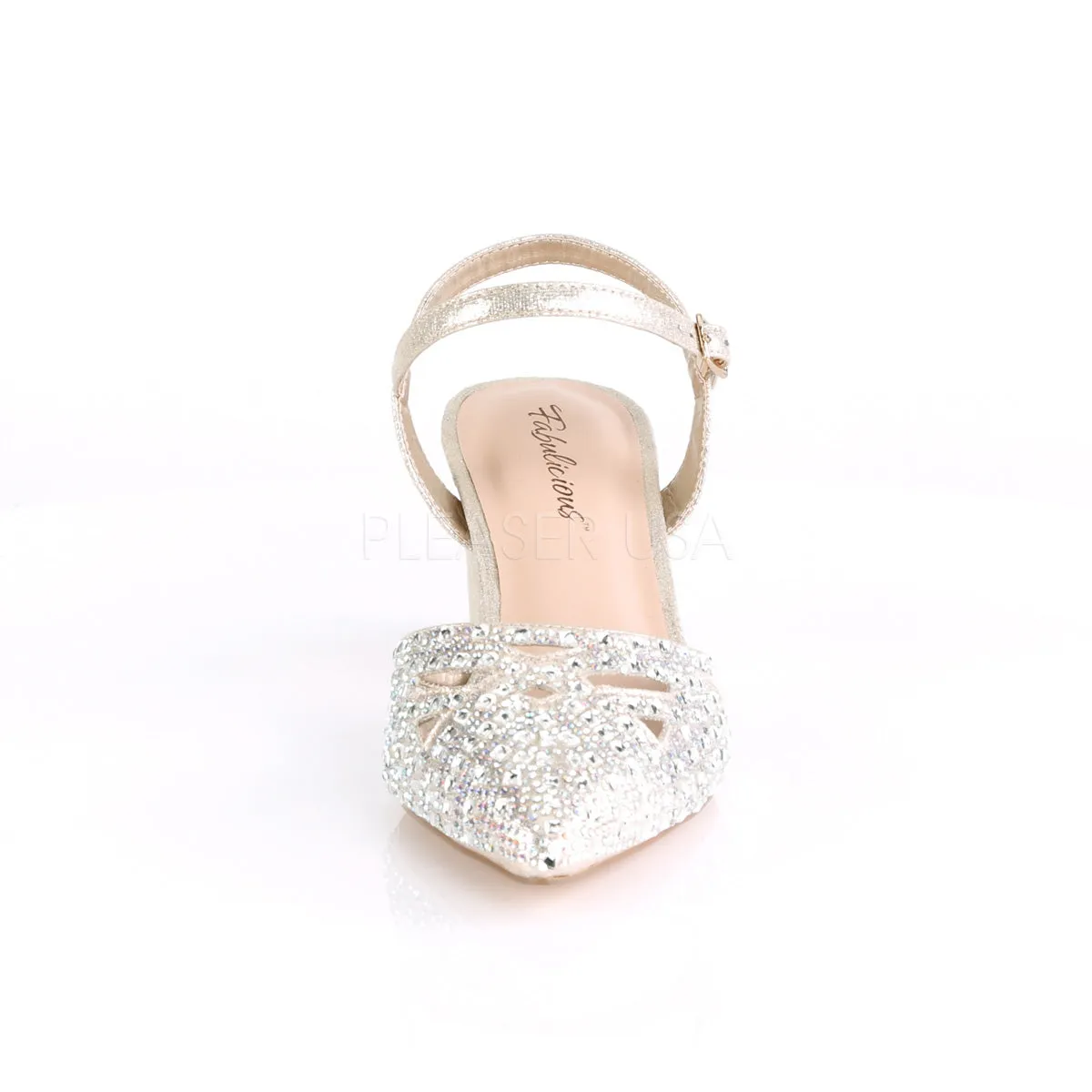 FAYE-06  Champagne Shimmering Fabric