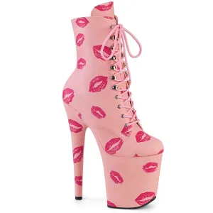 FLAMINGO-1020 KISSES  Baby Pink Faux Leather