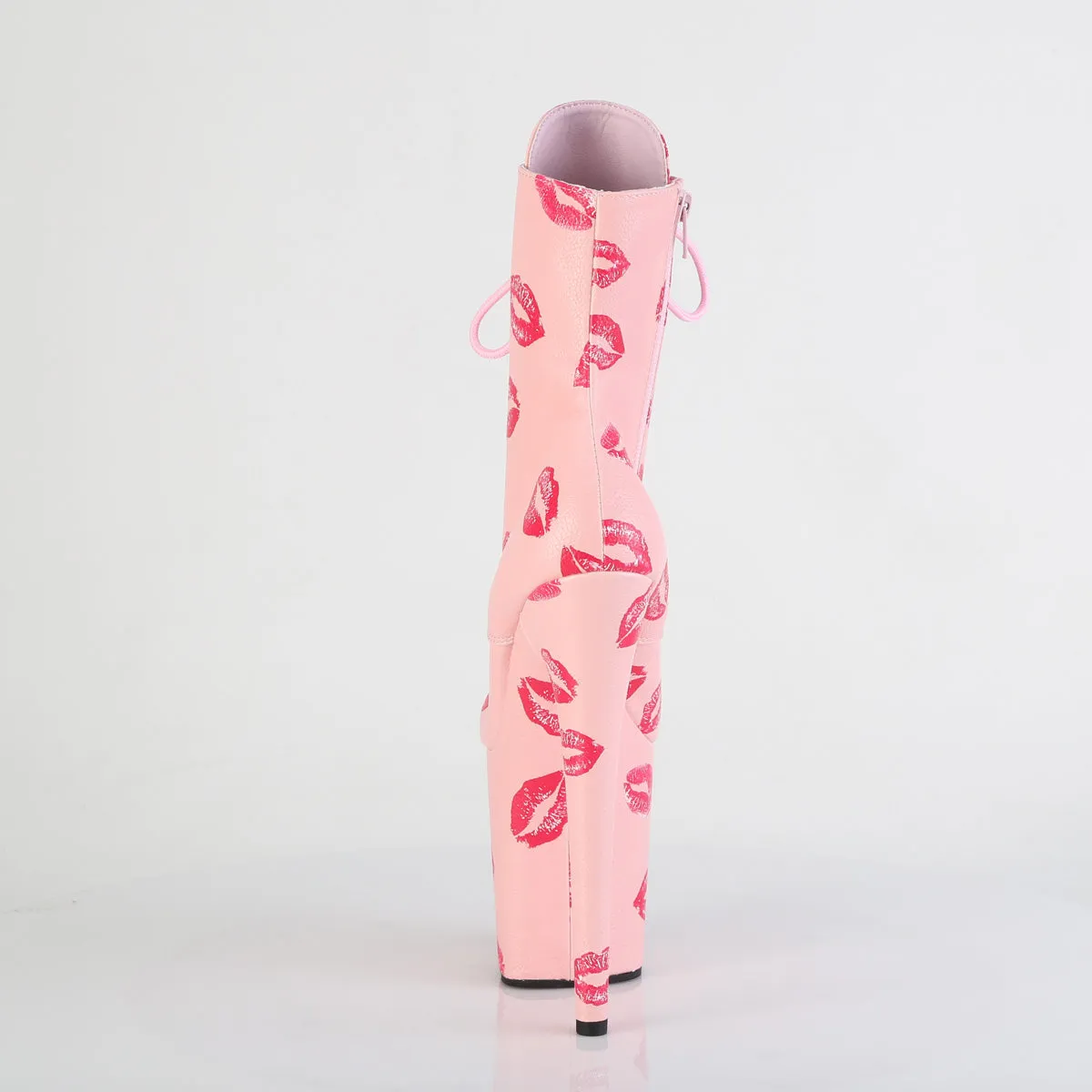 FLAMINGO-1020 KISSES  Baby Pink Faux Leather