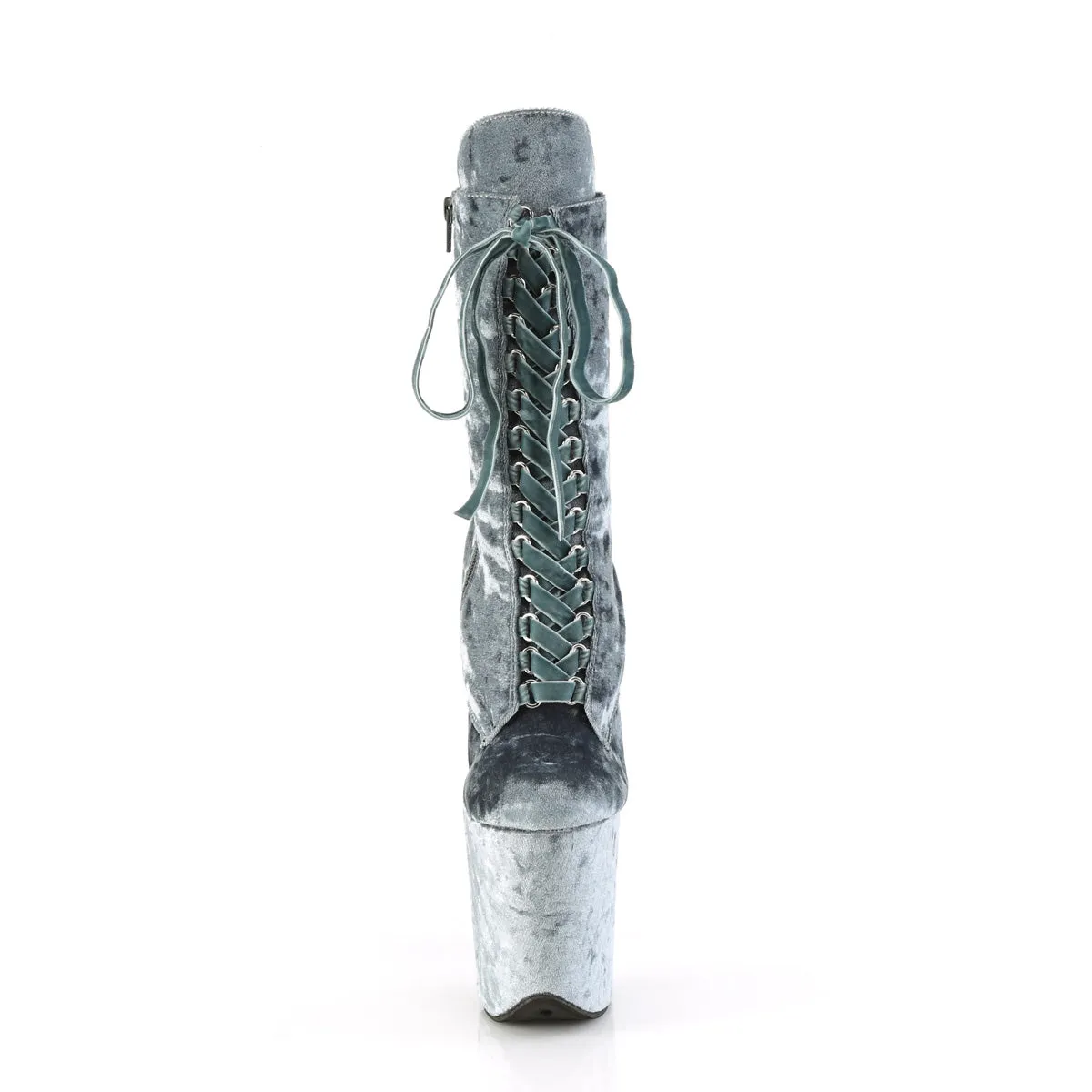 FLAMINGO-1045VEL  Grey Blue Velvet