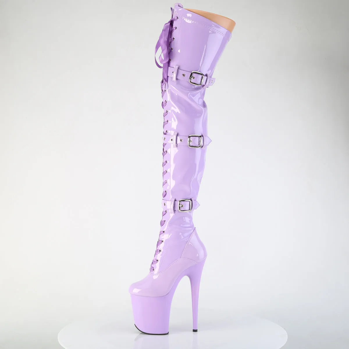 FLAMINGO-3028  Lavender Stretch Patent/Lavender