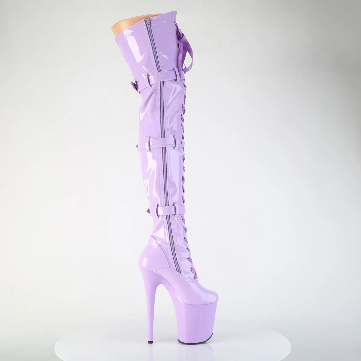 FLAMINGO-3028  Lavender Stretch Patent/Lavender