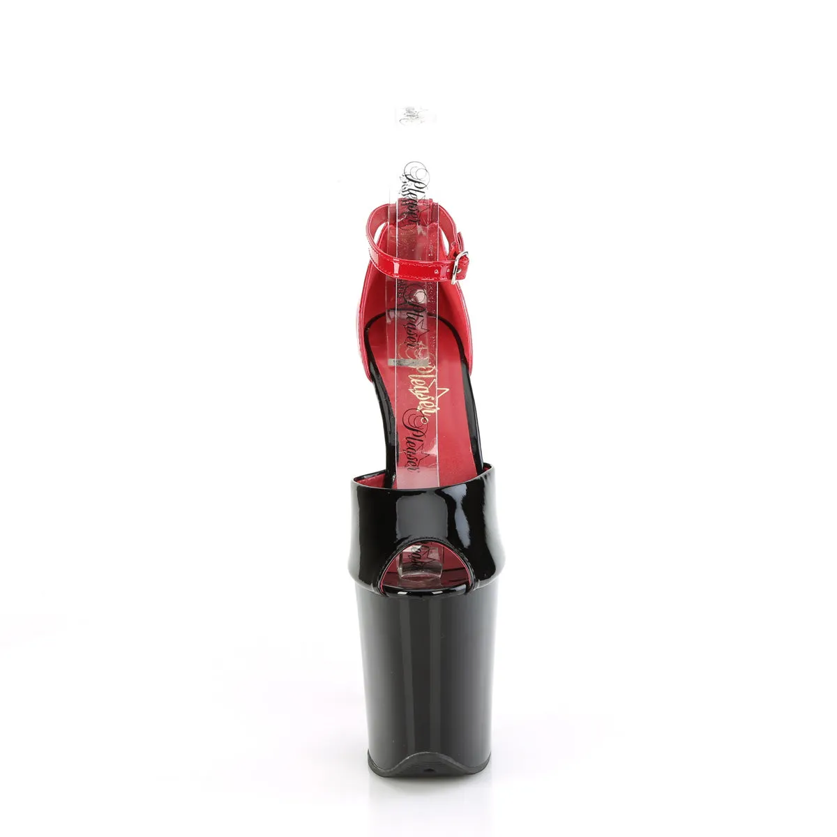 FLAMINGO-868  Black-Red Patent/Black Red