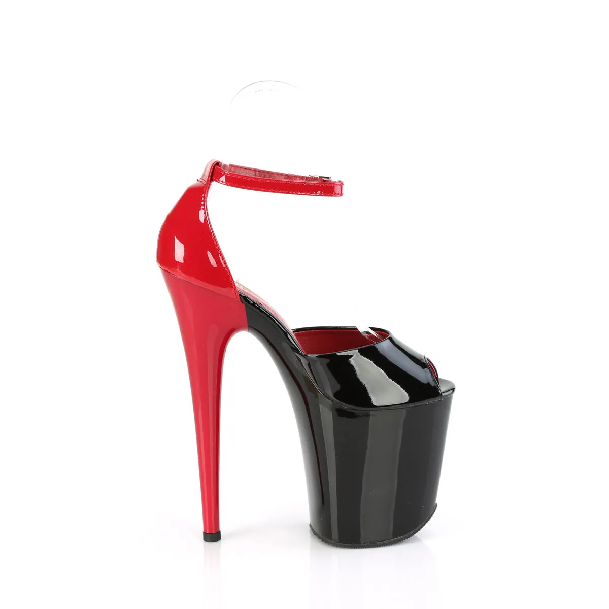 FLAMINGO-868  Black-Red Patent/Black Red