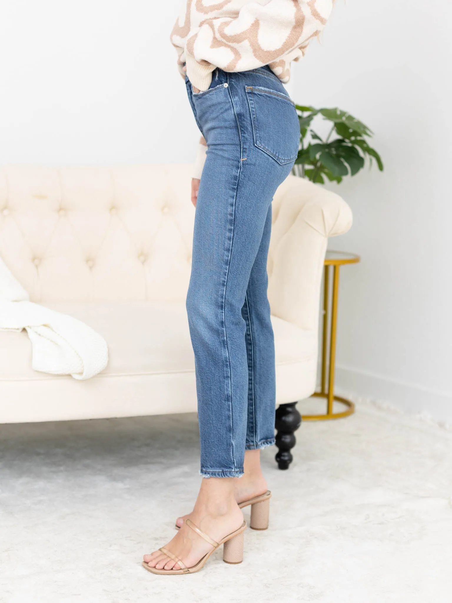 Good American Soft Tech Silkie Deep V Straight
